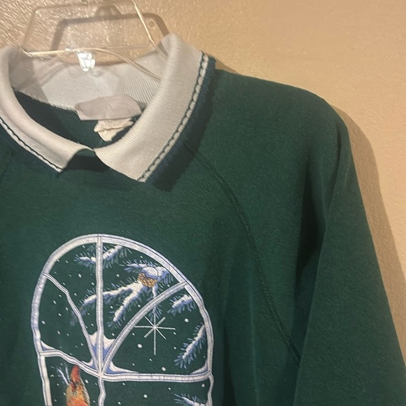 Cracker Barrel vintage collar sweater size xl - Picture 4 of 8